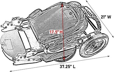 Дитяча візок для тварин Pet Gear AT3: для котів/собак, без блискавки, легке складання, прогумовані колеса, знімне внутрішнє покриття, тримач для напоїв та кошик для зберігання, 1 модель, 2 кольори (рубіново-червоний)