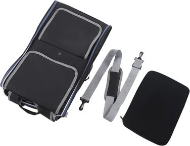 Клітка-переноска для тварин на велосипед, 36x25x36 см, чорна