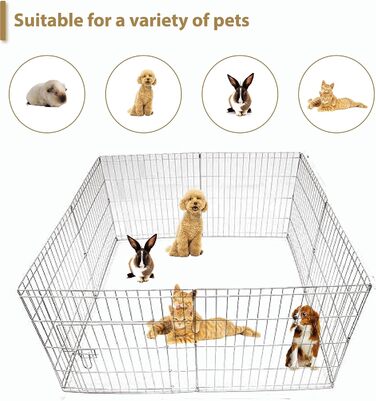 Манеж для цуценят і кроликів Ellie-Bo Easy-Up, 8 секцій, 91 см