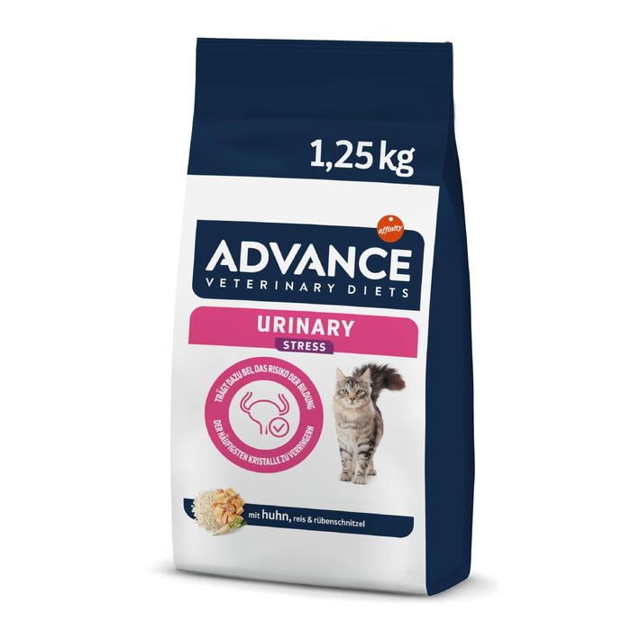 Сухий корм для котів Advance Urinary Stress для сечовивідних шляхів та зменшення стресу, 1.25 кг