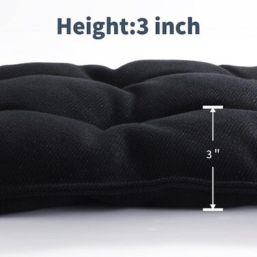 Міцне собаче ліжко MABOZOO – незнищенна підстилка для собак, довговічне, для агресивних жувальників, знімні та миючі матраци, чорне, 43,2 x 58,4 см, розмір 43 x 58 x 3 см