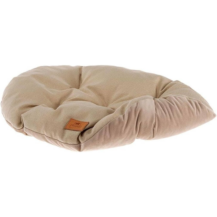 Ліжко для собак та котів Ferplast, м'яке, 55x41x15 см, блакитне (Tweed Beige, L 85 x B 5 x H 55 см), миється