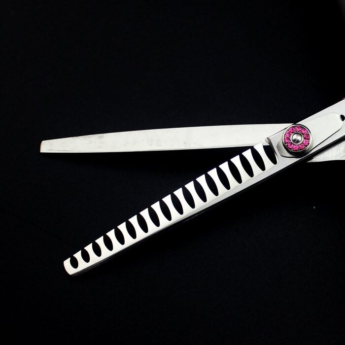 Набір професійних ножиць для грумінгу собак JIESENYU: 7 дюймів, прямі та витончені леза, 4 шт.