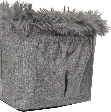 Підлокітник для собак у авто | Універсальний, миючий, зносостійкий, для середніх собак | Підходить для центральної консолі, переднього сидіння, пасажирського сидіння, заднього сидіння | Сумка для собак, для маленьких собак | Колір: сірий