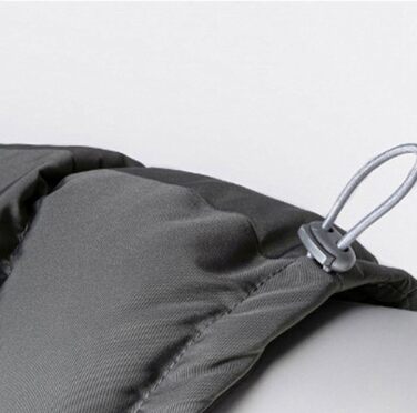 Зимові куртки для собак, тепла зимова куртка для великих собак, одяг для холодної погоди (сірий)