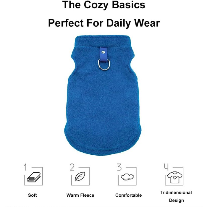 Светри для собак та котів на зиму: теплі, м'які, з D-кільцем (сірий+зелений+бежевий)