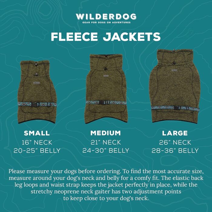 Куртка для собак Wilderdog з флісу та неопрена, розмір S, синя