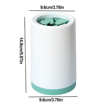 Очищувач лап для собак, мийка лап, видалення бруду, для собак, глибоке очищення, миється, зелений Grand