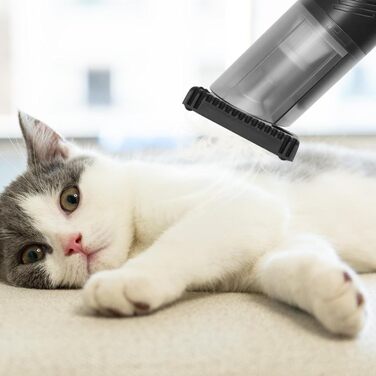 Бездротовий пилосос для шерсті тварин (котів та собак), знімач шерсті, багатофункціональний інструмент для прибирання, зелений (чорний)