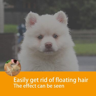 Гребінець для собак з довгим волоссям, гребінець для котів 2-сторонній для підшерстка з лезами Rotfrei, для розплутування вузлів та догляду за шерстю - ефективне видалення вузлів, щадне ставлення до шкіри, для собак з довгим волоссям (Чорний, L)