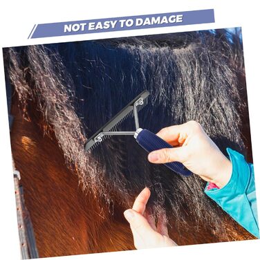 Щітка для вичісування тварин Kombiuda з нержавіючої сталі - для коней, собак, овець. Ефективне розплутування, довговічна, для щоденного догляду