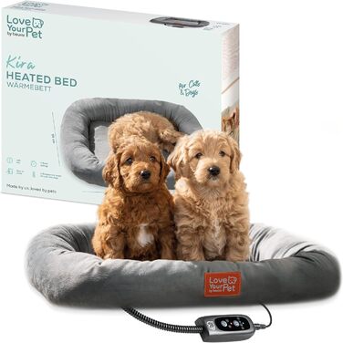 Електричне грілка-лежанка Beurer Kira для собак та котів, 58 x 50 см. З таймером, водонепроникна, стійка до подряпин, миється при 30°C