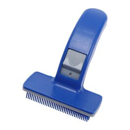 Щітка для собак та котів, професійна для грумінгу, 15x10 см, блакитна