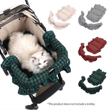 Килимок-підігрівач для дитячої коляски для собак: теплий, зручний, для подорожей, кемпінгу, червоний