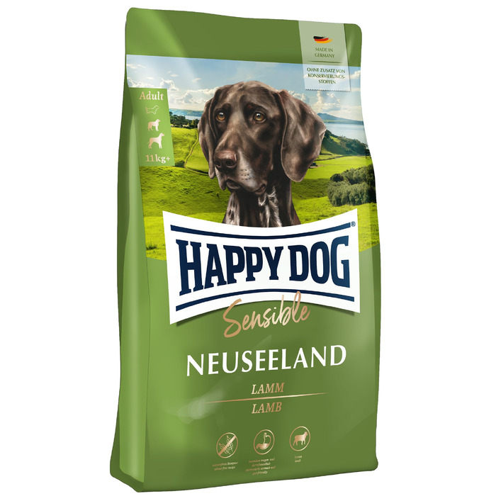 Сухий корм для собак Happy Dog Supreme Sensible Neuseeland з ягнятимим смаком, 12.5 кг