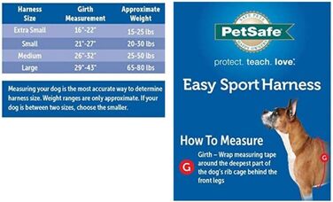 Шлейка для собак PetSafe EasySport, повністю з м'якою підкладкою, для собак 9-16,5 кг, розмір S, чорна