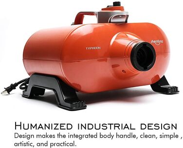 Сушарка для собак Shernbao Dualmotor - професійна фен для висушування шерсті домашніх тварин, 6.0 HP, 3000W, регулювання потужності