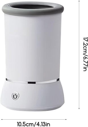 Очисник лап для великих собак - портативний аксесуар для собак, видаляє бруд та сміття з лап. Чисті лапи (білий)