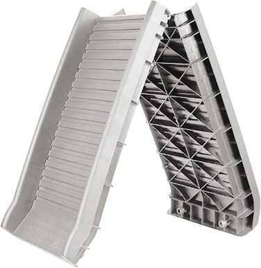 Рампа для автомобіля Auto PKW Hunderampe, сіра, 155x40 см, до 90 кг, антиковзаюча, складна