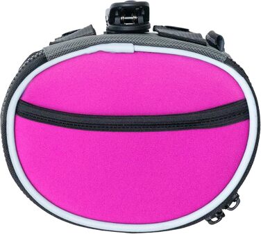 Сумка для ласощів Quickdraw для собак – сумка для дресирування з тримачем клікера та диспенсером для пакетів – зручна сумка для ласощів для собак – міцна, світловідбиваюча, рожева