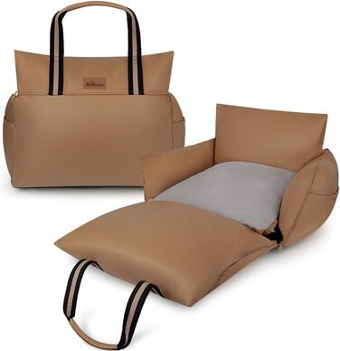 Водонепроникне ліжко-підвищення для собак в авто, переноска для собак, мокка