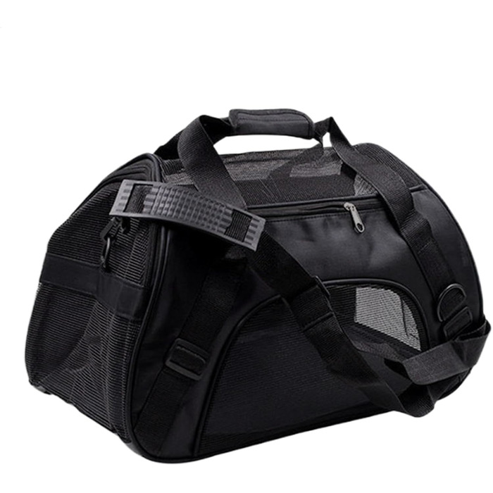 Транспортна переноска для собак та котів, складана, з регульованими плечовими ременями, розмір M