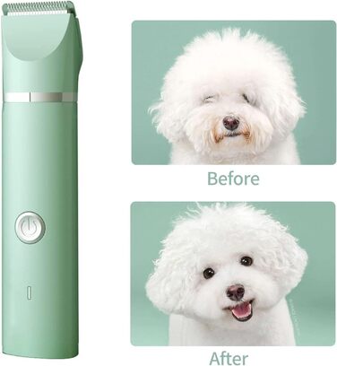 Електрична машинка для стрижки собак та котів OBEST з 4 насадками та аксесуарами