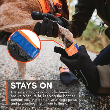 Захисні черевики для собак Non-stop Dogwear, розмір L, нейлонові