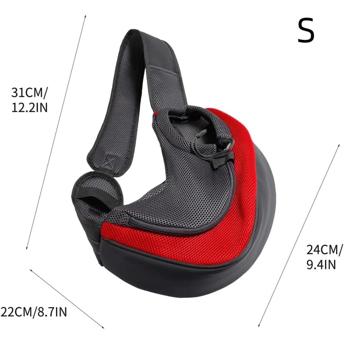 Тканинна переноска для собак та котів, маленька, зелена. Ідеально для вигулу та подорожей з маленькими тваринами.