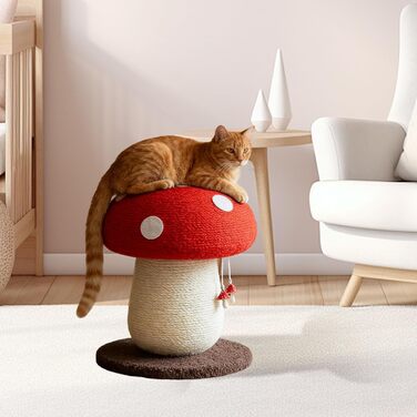 Драбина-стійка для котів Pilz, інтерактивна, ергономічна, червона