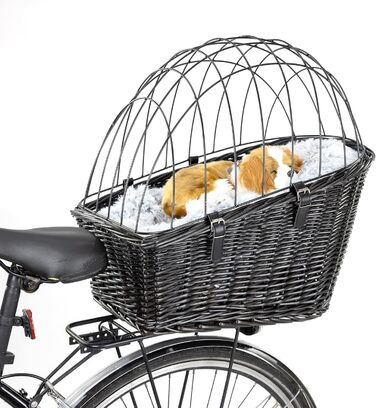 Велосипедний кошик для собак MaxxPet, на багажник, 55x35x51 см, чорний