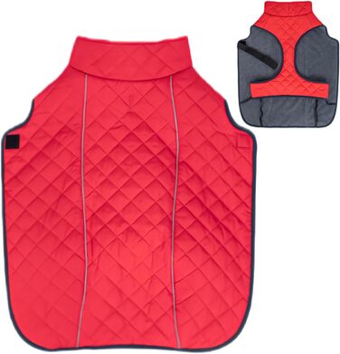 Зимовий теплий одяг для собак - Вітростійка жилетка-світловідбивач для собак, теплий зимовий одяг для собак | Для активного відпочинку: прогулянки, пікніки, кемпінг, катання на лижах, міські прогулянки