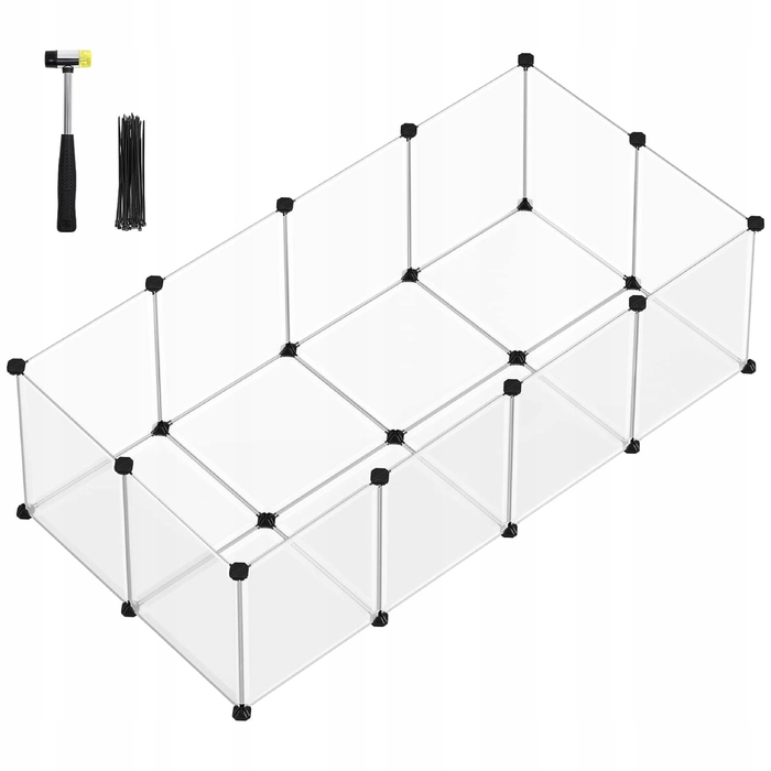 Клітка для кролів Songmics, 46 x 143 x 71 см