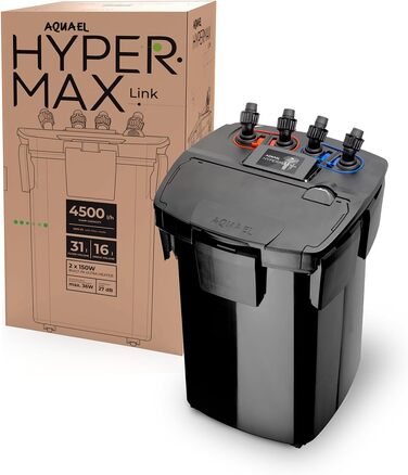 Зовнішній фільтр Aquael для акваріумів Akaria Hypermax Link
