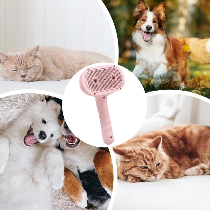 Бурштук для догляду за шерстю собак Furrybasics: ефективне розчісування та здорове вигляд | Практична парова щітка для професійного використання