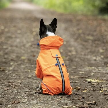 Вітрозахисна куртка для собак Hugo & Hudson, капелюшок, зимовий теплий одяг, помаранчевий, M50
