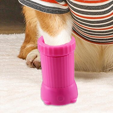 Автоматична мийка лап для собак Buddy Muddy Cat Foot - USB, рожева