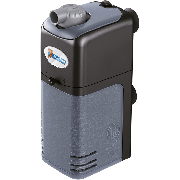 Акваріумний фільтр Superfish Aqua-flow-100 для води, чорний, з вилкою UK, 1 шт