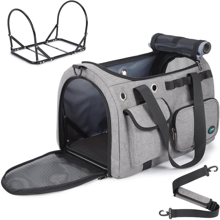 Транспортна переноска для кота Ownpets, складна, 45x30x31 см