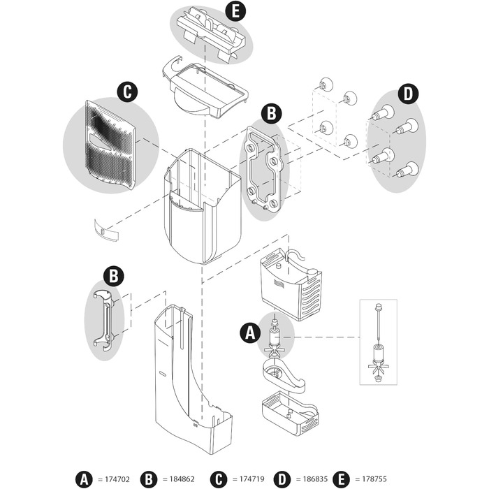 Акваріумний фільтр Tetra EasyCrystal Filterbox 600 для 50-150 л, механічна, біологічна та хімічна фільтрація, легке обслуговування, чиста та здорова вода