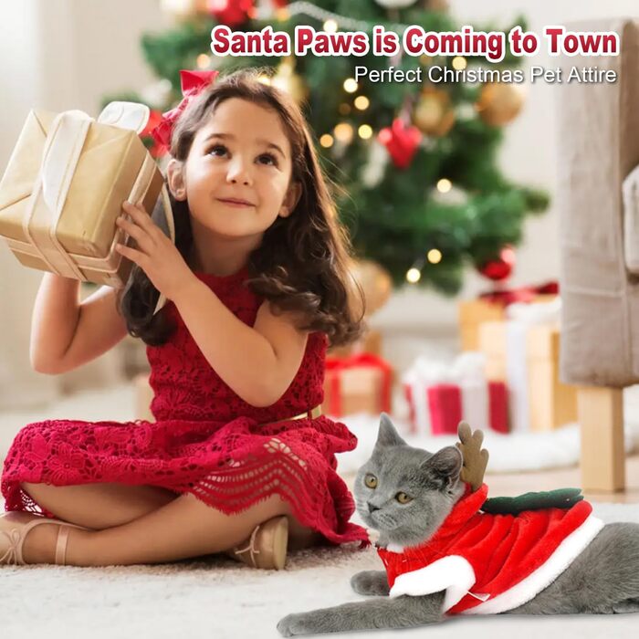 Теплий святковий пуловер для собак з високим коміром, розмір L (1 шт.)