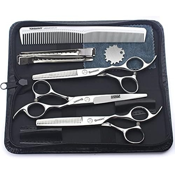 Професійні ножиці для перукарів Sharonds, 6.5 дюймів, набір з 2 шт. (3 шт.) з нержавіючої сталі
