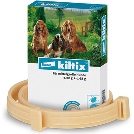 Kiltix нашийник проти кліщів і бліх для середніх активних собак