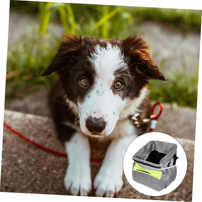 Фahrradkorb iBasenice для тварин: складаний, дихаючий, з ручкою спереду. Підходить для перевезення собак, котів, іграшок, ласощів та телефону.