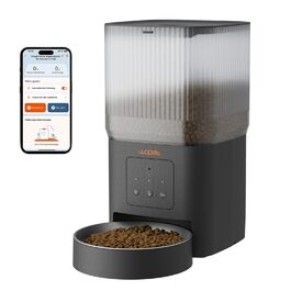 Автоматичний годівниця для котів та собак WOPET 4L з Wi-Fi, керування через додаток, регулювання порцій, повільне годування, запис голосу