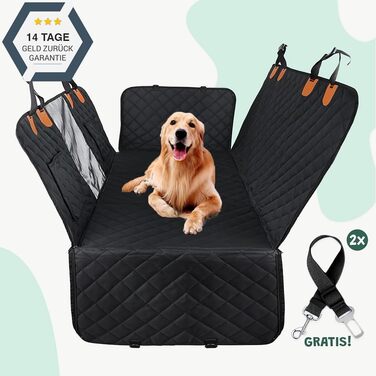 Автомобільний захист для заднього сидіння Bellolove Automatte - килимок для собак, 137x155 см, оранжевий