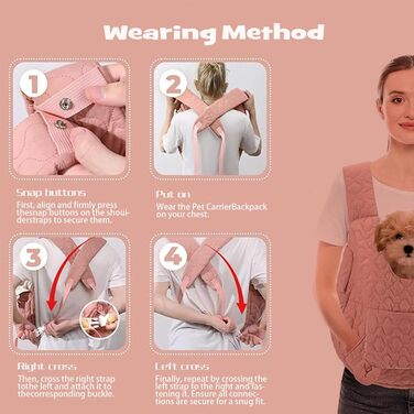 Рюкзак для кота/собаки: переноска-рюкзак для подорожей, з переднім доступом, для маленьких та середніх тварин