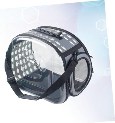 Транспортна сумка для котів POPETPOP - переноска для тварин, сіра, для подорожей та вигулу