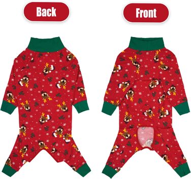 Комбінезон для собак після операції – післяопераційний одяг для собак, альтернатива конусу E-Halsband 2XL, ідеально на Новий рік