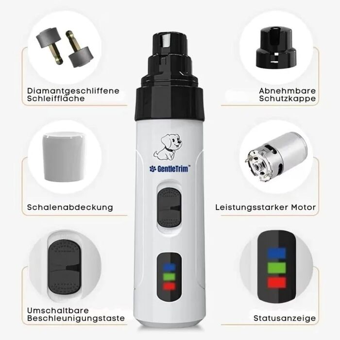 Набір для стрижки кігтів собак Krallenschere (2 шт.) - безпечний, ергономічний тример для домашніх тварин